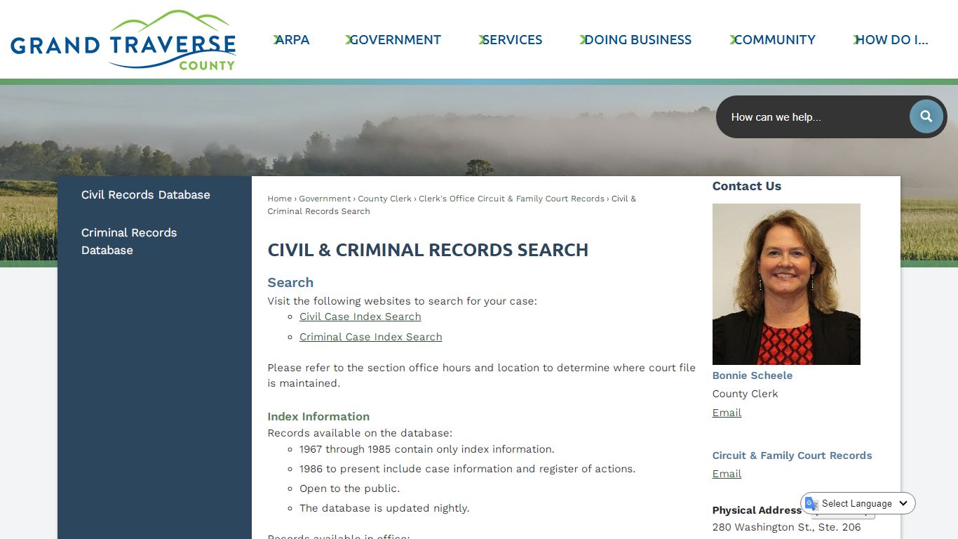 Civil & Criminal Records Search | Grand Traverse County, MI